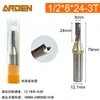 Cuchilla de Corte de Tres Hojas Arden Tct Cabezal de Corte para Máquina de Recorte para Carpintería Máquina de Grabado Cuchilla Ranuradora Rompevirutas de Acero de Tungsteno