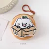 Nuevo Monedero de Felpa Personalizado Colgante de Bolsa de Dibujos Animados Lindos Bolsa para Auriculares Bordada Muñeca para Niños Bolsa Pequeña Venta al por Mayor