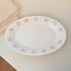 Plato de Estrella de Mar Plato de Cerámica Ins Alto Valor Estético Plato de Cena Plato para Pastel Postre Fruta Plato para Pasta Plato para Comida Occidental Plato Redondo Plato de Plato