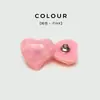 Botões Coloridos de Coração de Pêssego para Jaquetas Suéter Femininas, Botões de Coração, Botões Coloridos Doces com Efeito Ondulado, Botões Decorativos em Formato de Coração