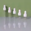 Botellas cuentagotas transparentes multiespecificación, botellas para aceites esenciales, botellas de muestra de 5 ml, botellas de vidrio de 2 ml, botellas de boca pequeña de 3 ml