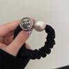 Anillo de satén para el intestino grueso, sencillo y con sentido avanzado, con cuerda para el cabello, anillo francés para el intestino grueso, tocado femenino.