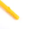 Tubo de Expansión de Plástico M8*135 para Croaker Amarillo Pequeño Tornillo de Expansión Interno de Nylon Extendido Tapón de Expansión Ancla de Lagarto Carcasa Cápsulas de PE