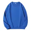 Sudadera Unisex Color Liso Cuello Redondo Estilo Primavera y Otoño 260g Estampada Ropa de Trabajo Uniformes de Clase Sudadera de Manga Larga Pullover Venta al por Mayor