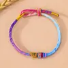 Pulseira de Nó Wenchang, Corda Colorida, Pulseira de Corda Vermelha Tecida à Mão para Homens e Mulheres, Presente para Estudantes, Pulseira do Festival do Barco-Dragão Atacado