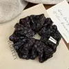 Scrunchies de Tecido Coreano Retro de Alta Qualidade para Outono e Inverno para Mulheres, Acessórios de Cabelo Versáteis de Estilo Preguiçoso para Rabo de Cavalo Baixo