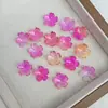Acrílico Sellado en Oro Flor de Cinco Pétalos Bicolor Base para Ramo DIY Accesorios para el Cabello Vintage Materiales Cuentas Sueltas