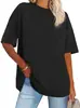 Camiseta Feminina Estampada Gola Redonda Verão Manga Curta Top Soltinho