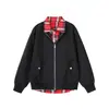 26 Nuevas Chaquetas Casuales para Hombre Marca de Moda Tendencia Bloqueo de Color Patchwork Cuadros Falso Dos Piezas Solapa Chaqueta Ropa de Abrigo para Hombre