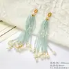 Cadena de cuentas con borlas de estilo nacional, hecha a mano, brocado Song, colgante multicolor, DIY, pin para solapa, adorno colgante, accesorio para bolso