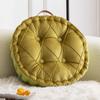 Cojín para Silla de Comedor de Terciopelo Holandés de Gama Alta para el Hogar, Cojín tipo Bolso Plegado, Esterilla Tatami, Cojín para Respaldo de Silla Elevado, Estilo Grueso
