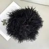 Bufanda magnética personalizada de imitación de lana de cordero, bufanda simple de felpa de color liso, protector de cuello grueso y cálido, calentador de cuello peludo de doble cara