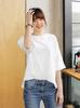 Camiseta Blanca de Manga Corta con Cuello Redondo para Mujer, Estilo Europeo de Verano, Sencilla, Oversize, Color Sólido, Manga Media, Corte Holgado, Versátil 2026