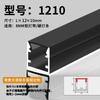 Lámpara lineal led párpado doble sala de estar techo lámpara lineal empotrada lámpara lineal oculta ranura de aluminio superficie lámpara lineal empotrada