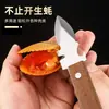 Cuchillo para ostras de acero inoxidable, Abridor de ostras, Abridor de conchas de vieira y ostra para el hogar, Herramienta comercial para abrir conchas