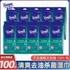 Toallitas Limpiadoras Desinfectantes Antibacterianas Tempo Deebao, Toallitas Portátiles Empaquetadas Individualmente, 100 Piezas, Toallitas Sanitarias, Pieza Individual 10