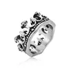 R0007-NK17 joyería de comercio exterior corona romana antigua anillo vintage de acero de titanio anillo de personalidad para hombres y mujeres