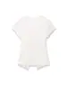 Para Comércio Exterior Transfronteiriço Europeu e Americano Roupas Femininas Aliexpress Venda Quente Verão Simples Versátil Fenda nas Costas Amarração Slim Fit Camiseta