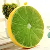 Silla Cojín Fruta Dibujos Animados Sandía Niños Jardín de Infancia Cojín Espesor Estudiante Cojín Creativo Redondo 3D Lindo