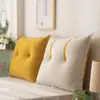 Almofada de Cabeceira Almofada de Sofá Tatami Almofada de Saco Macio Encosto de Cama Almofada de Proteção para a Cintura Superfície AB Removível e Lavável