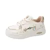 Sapatos Brancos de Tamanho Grande para Mulheres, Estilo Primavera Novo, Estilo Coreano, Sapatos Casuais Femininos