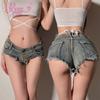 Pinxian lencería sexy ropa de mujer Shorts de mezclilla mujer verano sexy cintura alta expuesto conveniente novio 2239