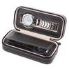Bolsa de Almacenamiento Portátil para Estuche de Reloj de Piel PU 2 Ranuras 4 Ranuras 8 Ranuras Bolsa de Almacenamiento Caja de Joyería Bolsa de Piel Bolsa con Cremallera en Stock