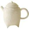 Tetera de Cerámica Estilo Dinastías Tang y Song con Esmalte Ceniza para Uso Doméstico, con Filtro de Agujero de Bola, Adecuada para Té Kung Fu, Tetera Individual de Mano