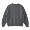 Suéter Feminino de Cashmere com Escovado de Seda Peça Única Sem Costura Gola Redonda Base de Lã Nova Roupa Feminina Malha Top para o Início do Outono