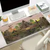 Alfombrilla de ratón, Flor de eSports, Resistente a las manchas, Envío directo de una sola pieza, Alfombrilla de goma para mesa extragrande, Anime Juego, Alfombrilla de ratón con borde de bloqueo de precisión