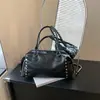 Bolsa tipo Boston de alta gama y gran capacidad para mujer, nueva colección otoño/invierno 2026, adecuada para ir al trabajo y uso casual, se puede llevar como bolso de hombro o bolso cruzado