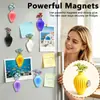 3DCT111 Florero Magnético Estéreo Creativo Pegatina para Refrigerador Decoración de Escritorio Mini Adorno de Flor Soporte de Exhibición