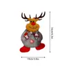 Colgantes de Tela Navideños, Muñecos Navideños, Colgantes Pequeños, Colgantes para Árbol de Navidad, Decoraciones, Colección de Colgantes Pequeños para Regalo