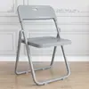 Silla Plegable para Uso en Casa, Silla de Plástico Moderna y de Moda para Fotos, Silla para Dormitorio, Oficina, Reuniones, Capacitación, Exterior con Respaldo, Venta al por Mayor