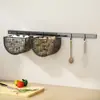 Caixa de Armazenamento de Cebolinha, Gengibre e Alho Cesta de Armazenamento de Cozinha Suporte de Parede para Pendurar Sem Furos Cesta Pequena para Pendurar Gengibre e Alho Artefato