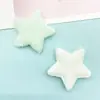 Acessórios de estrela de cinco pontas de pelúcia unilateral de 5,5 cm diy penteado material artesanal furo decoração de sapatos com matérias-primas atacado