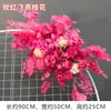 Flores Artificiales para Arreglos Florales de Boda Flores Colgantes Banquete de Compromiso Banquete de Bebé Tablero KT Diseño de Escena Floral para Boda Flores Falsas