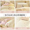 Juegos de Cama al por Mayor para Dormitorios de Estudiantes de Secundaria y Universidad, Juegos de Sábanas Ajustables de Tres Piezas, Fundas de Edredón, Juegos de Sábanas de Cuatro Piezas, Ropa de Cama Lista para Mudarse