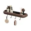 Estante de Almacenamiento para Baño con Ventosas, Sin Taladro, para Baño del Hogar, Inodoro, Lavabo, Montado en la Pared, Estante de Almacenamiento con Drenaje