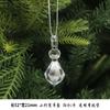 Novo Acrílico Transparente Cristal Floco de Neve Pingente Decoração de Natal Árvore de Natal Cristal Floco de Neve Decoração de Natal