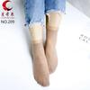 Calcetines de encaje Crescent Spring 209 para mujer, calcetines de encaje de verano, calcetines estampados de alambre de acero fino de media caña, par de calcetines para mujer