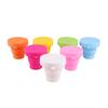 Mini taza plegable portátil de viaje transfronteriza de Amazon, botella plegable telescópica de silicona para almacenamiento doméstico.