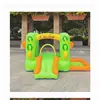 Castillo Inflable para Niños Trampolín Casero Caramelo Tobogán Pequeño Exterior Trampolín Interior Fabricante de Equipos de Diversión