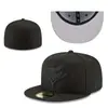 Boné de Baseball MLB Comércio Exterior Novo Boné Fechado Unissex Bordado Hip-Hop Tamanho do Boné Proteção Solar ao Ar Livre Boné à Prova de Vento