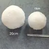 Decorações de Pompons de Pelo de Coelho Sintético de 9-15cm Acessórios de Pompons Feitos à Mão DIY para Roupas, Sapatos, Chapéus e Têxteis para Casa