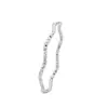 Novo anel simples de corda torcida com padrão de diamante de 1 mm da Amazon transfronteiriço, joia fina feminina de nicho