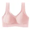 Sujetador tipo camiseta sin aros, de una sola pieza, personalizado, líquido, sin costuras, para mujer, con copa fija, transpirable, realza y sujeta los laterales del busto