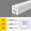 Manguito de Tira de Luz LED Flexible de Silicona, Impermeable, Retardante de Llama, Emisión Frontal, Manguera de Neón Embebida, Se Puede Cortar a Cualquier Longitud