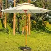 Sombrilla de exterior, sombrilla de patio, sombrilla grande para el sol en exteriores, sombrilla plegable de poste central, parasol para mesa y silla de balcón, puesto exterior y decoración de boda