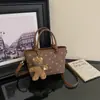 Bolso bandolera casual para el día a día, lona de lunares, estilo nuevo, diseño coreano, bolso de nicho, bolso tipo cubo 2026, gran capacidad, bolso de mujer